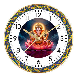 Horloge murale promotionnelle Ram Lakshman Hanuman avec personnalisation pour la décoration de la maison, fête des pères et rentrée scolaire - Product Image 2