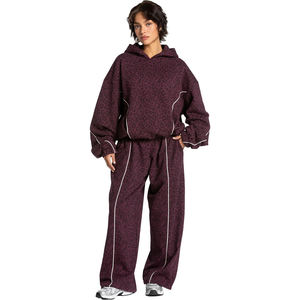 Luxury Women Animal Print Jogger <b>Set</b> Custom OEM Wholesale Factory Supplier USA Premium Streetwear Lifestyle Collection Line - Product Image 1