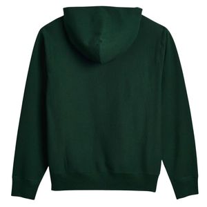 Sweat-shirt à capuche en molleton coupe décontractée, couleur vert forêt, en mélange de coton doux, pull à capuche décontracté, chaud, unisexe, streetwear - Product Image 2