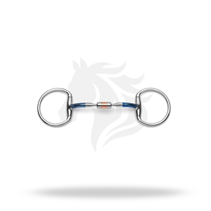 Mors à capsules Eggbutt en fer doux pour l'entraînement et le contrôle équestre - Product Image 1