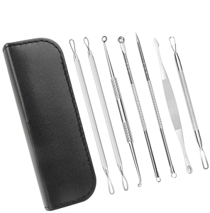 High Quality Beauty Instruments Pimple <b>Extractor</b> Nose Facial <b>Blackhead</b> Whitehead Remover Comedown <b>Tool</b> - Product Image 1
