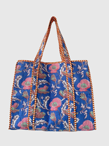 Sac fourre-tout bohème à motifs floraux, en coton brodé, fermeture ouverte, sac de shopping pour femmes, toutes saisons - Product Image 5