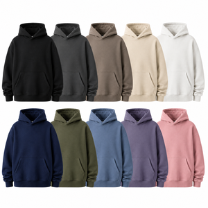 Sudadera con Capucha de Hombros Caídos, OEM, Marca Privada, Oversize, de Algodón Pesado 100% Ecológico, Estilo Urbano Otoñal, 360g, Fabricante para Hombre - Product Image 3