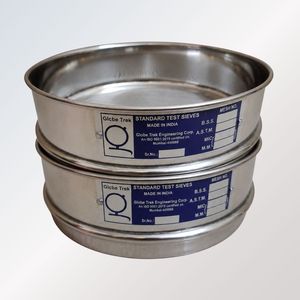 Tamiz de prueba de suelo de acero inoxidable, tamiz de cribado de arena para laboratorio, pantalla de prueba de tela metálica - Product Image 1