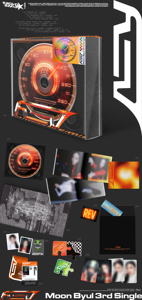 MOONBYUL (MAMAMOO) 3er sencillo [REV] (Versión DAY-0) / Night-Max Ver. Álbum Oficial de Kpop Coreano en CD - Product Image 6
