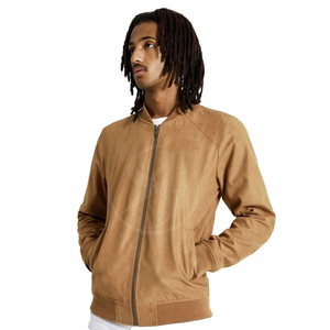 Made in Polyester Latest Design <b>Men</b> Bomber <b>Jacket</b> Solid Color Outdoor Use <b>Men</b> Bomber <b>Jacket</b> for Man - Product Image 2