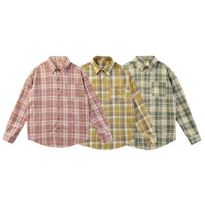 Camisa a cuadros versátil para hombre, de manga larga, para usar en todas las estaciones, para aventuras al aire libre, para uso casual en la oficina. - Product Image 5