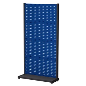 ชั้นวางแสดงสินค้าอุปกรณ์ฮาร์ดแวร์โลหะขัดเงาแบบตั้งพื้นสำหรับงานหนักแบบกำหนดเองได้ พร้อมช่องแสดงเครื่องมืออเนกประสงค์ - Product Image 1