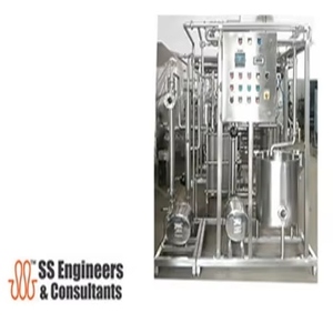 Pasteurisateur de lait miniature automatique, état neuf, avec moteur et composants essentiels pour usine laitière et ferme laitière - Product Image 1