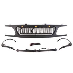 Feux LED Grille avant noire Pare-chocs pour Ford Explorer 1995-2001 Kits de carrosserie de voiture Modèle D0100HPLIM7 - Product Image 1