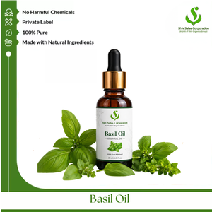 Pure Basil Oil Wholesale Manufacturer Delivering Consistent Quality for Beauty Personal Care Home Fragrance and Wellness Product - Product Image 1
