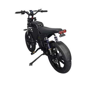 Vélo de ville et de montagne électrique au lithium de 20 pouces, 7 vitesses, moyeu arrière sans balais, 48V 15Ah, suspension avant en acier, double suspension - Product Image 3