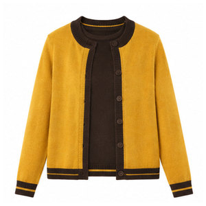 Ensembles modernes pour femmes, ensembles deux pièces, hiver, uni, décontracté, confortable, respirant, tricoté, haute qualité, tissu 100% coton/laine - Product Image 1