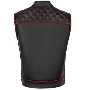 Nouveau Gilet de Moto en Cuir de Vachette Personnalisé Tendance 2026 pour Hommes – Protection de Course, Coupe-Vent, Grande Taille, Imperméable - Product Image 2