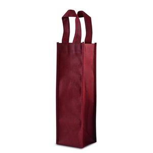 Sac fourre-tout en non-tissé pour bouteille de vin, motif géométrique, taille personnalisée, poignée longue, pour promotion, avec logo personnalisé - Product Image 3