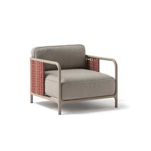 Muebles de aluminio y ratán combinados para proyecto de cafetería y hotel fabricados en Indonesia - Product Image 1