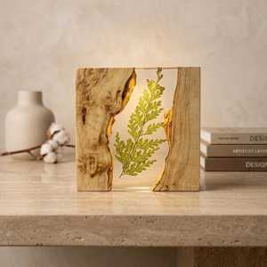 Handmade <b>Pressed</b> <b>Flower</b> Resin Coaster Set, Wooden Epoxy Drink Coasters, Natural Floral Coaster Gift, Rustic Home Decor - Product Image 6