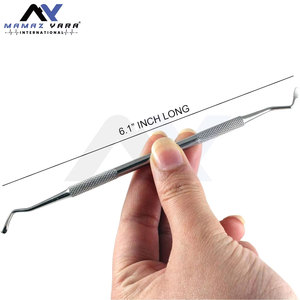 Kit professionnel d'outils pour ongles incarnés, 2 pièces : Repousse-ongles de précision double face en forme de cuillère, Lime à ongles et Nettoyeur de cuticules - Product Image 3