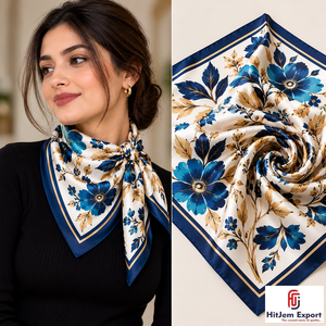 Fabricante Mayorista de Pañuelos Cuadrados Premium, OEM ODM, Tela Ligera y Suave, Accesorios de Moda, Diseño Personalizado, Proveedor con MOQ Bajo - Product Image 4