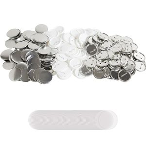 Set di 500 Componenti per Badge Personalizzati da 2,25 Pollici (58mm) con Chiusura a Perno, in Latta, Include Pulitore per Bottoni in Plastica/Metallo - Product Image 5