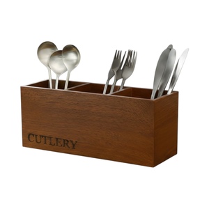 Porta cubiertos de 3 compartimentos, decoración elegante para oficina y accesorios, perfecto para organizar utensilios de cocina, vajilla de comedor - Product Image 1