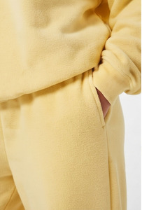 Ensemble de survêtement polaire pour homme, grande taille, hiver, coupe ample, à capuche, manches longues, imprimé délavé à l'acide, deux pièces (sweat-shirt et pantalon) à épaules tombantes - Product Image 4