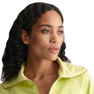 Nouveauté : sweat à capuche pour femme avec demi-fermeture éclair, respirant, confortable, en coton premium lourd, en vente - Product Image 2