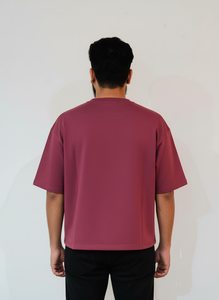 Camiseta de Cuello Redondo para Hombre, Talla Grande, Color Sólido, Manga Corta, Informal, Lisa, Teñida, de Algodón Jersey, Corte Regular, Estilo Cuello Redondo - Product Image 6