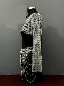 เสื้อเหล็กถักแบบมีแขนและโซ่คาดเอว |   ชุดคอสเพลย์ยุคกลาง โมห์ด อุสแมน - Product Image 2