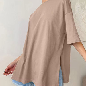 Wholesale High Quality Slim Fit Crew Neck Short Sleeve Breathable Quick Dry Eco-Friendly Custom Logo Women's Casual T-Shirts - Product Image 6