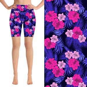 Shorts de Yoga para Mujer, al por Mayor, Personalizados, Nueva Llegada, Sin Costuras, Cintura Elástica, Sólidos, Transpirables, de Spandex/Nailon - Product Image 1