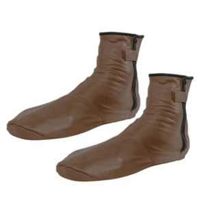 Chaussettes Khuff en cuir de vache naturel pour musulmans, chaussures d'ablution islamiques, qualité supérieure, fournisseur en gros personnalisé, exportateur AA IMPEX - Product Image 4