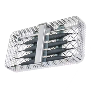 Juego de 5 Instrumentos Dentales de Acero Inoxidable con Recubrimiento Negro para Implantes de Composite con Bandeja de Lavado y Kit de Relleno Dental Shuja Surgico - Product Image 3