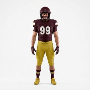 Meilleurs uniformes de football américain personnalisés, maillots de rugby à manches courtes, vêtements d'équipe bleu clair, vêtements de sport de football américain - Product Image 1