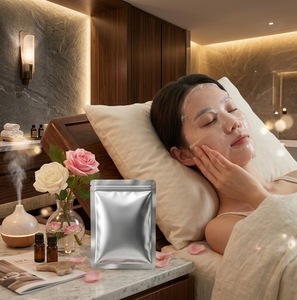 สั่งซื้อขั้นต่ำ 30 ชิ้น ตัวอย่างมาส์กหน้า PDRN Radiance Sheet Mask แบบซองสีเงินไม่มีลายพิมพ์ ขายส่ง - Product Image 6