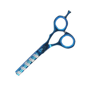 Las Mejores Tijeras de Entresacar Cabello de Acero Inoxidable con Reposamanos Fijo, Tijeras con Mango de Plástico Cómodo y 30 Dientes, Mango Largo - Product Image 4