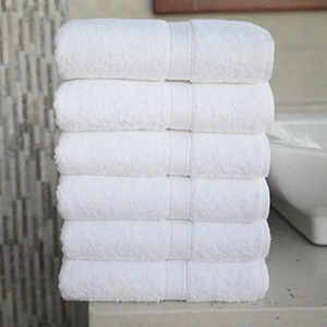 Toalla Blanca Premium 100% Algodón Puro, 550 GSM, Altamente Absorbente, Suave, para Baño, Hotel, Spa, Playa, Gimnasio, en Oferta - Product Image 4