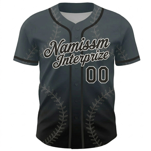 Chemise de sport de baseball pour homme, couleur unie, vêtements de baseball, chemise à manches courtes boutonnée, chemise de sport unie - Product Image 2