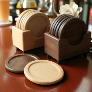 Juego de Posavasos de Madera de Excelente Calidad para Café, Té y Cerveza con Acabado Pulido Suave, Disponible para Suministro Mundial - Product Image 2