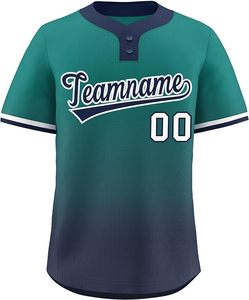 Uniforme de baseball personnalisé vert marine en polyester respirant unisexe pour adultes, nom d'équipe 00, impression sérigraphique, service OEM - Product Image 1