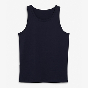 Camiseta sin Mangas para Hombre, Informal, de Primera Calidad, Ajuste Holgado, Transpirable, Ecológica, Ligera, para Gimnasio y Fitness - Product Image 1