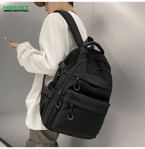 Unisex Schoolbag Junior High School Students School Bags Large Capacity <b>College</b> Middle School <b>Backpacks</b> - Product Image 5