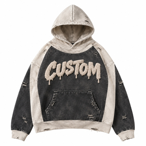 <b>Mens</b> <b>Hoodie</b> <b>Red</b> <b>hoodie</b> heavyweight fleece wholesale <b>hoodie</b> <b>for</b> US boutique retailers with private label Wholesale Rate OEM - Product Image 4