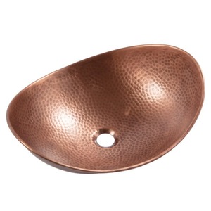 Améliorez votre maison avec un évier à cuve unique en cuivre pur, fabriqué à la main, au design moderne et à la construction durable. - Product Image 4