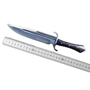 Couteau de survie professionnel A&M Enterprises en acier inoxydable, à pointe tombante, lame pleine, manche en bois, pour utilisation en extérieur, OEM - Product Image 3