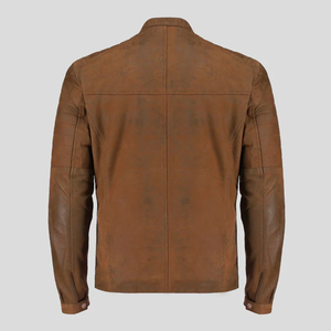 Chaqueta de Cuero para Hombre, Estilo Moderno, Chaqueta de Cuero PU, Chaqueta Cálida Resistente al Viento para Moda Casual y Urbana - Product Image 2