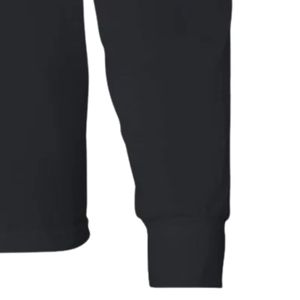 T-shirt noir à manches longues avec imprimé graphique de lettres grecques, col rond, haut décontracté tendance, vêtement streetwear, tenue de tous les jours - Product Image 2
