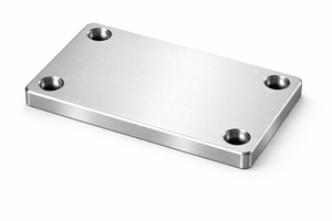 Placa Base de Aluminio Galvanizado con Recorte para Ventana Doble, Mecanizada por CNC |   Piezas de Fresado de Precisión Personalizadas de Alta Precisión 120x80x12mm - Product Image 3