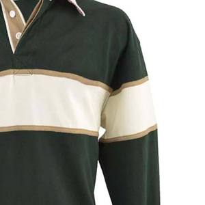 เสื้อโปโลรักบี้แขนยาวผู้ชายคุณภาพพรีเมียมขายดี สีพื้น ผ้าฝ้าย 100% - Product Image 5