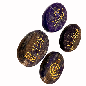 Gemstone Scolosite Engraved Reiki Worry Stone Oval <b>Set</b> Waterproof Feng Shui for Healing Wholesale Buy Online Amayra <b>Crystals</b> - Product Image 5